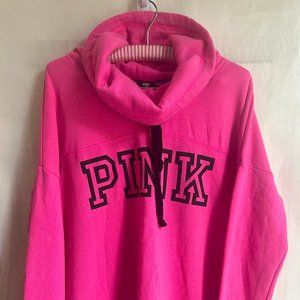 PINK Cowl Neck Pullover Sweater